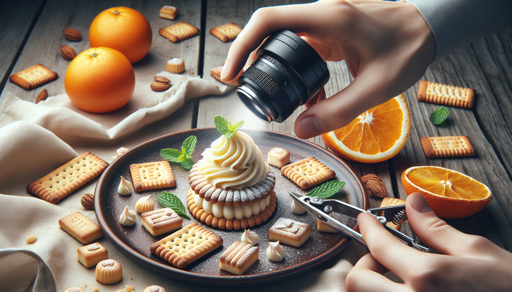 dolci con biscotti secchi